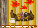 美女经营串烧鱼蛋店
