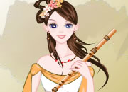 Ancient Chinese Musician Girl