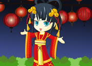 Chinese new year doll