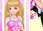 It girl-dress up like Barbie