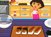 Dora Cooking Sushi