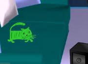 Green Cat Room Escape