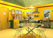 fruit kitchens 11:Pineapple Yellow