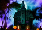creepy halloween graveyard escape