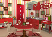 Fruit Kitchens Escape 27 Apple Red