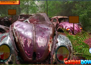 Abandoned Cars in Forest Escape