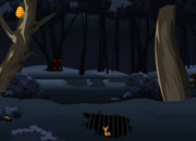 Dark Forest Deer Cub Escape