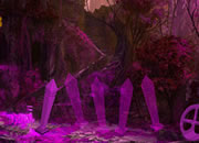 Midnight Purple Forest Secrets Escape
