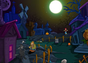 Halloween Discovering Oujia Board