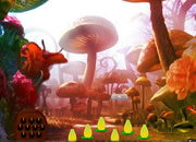 Mushroom Forest Butterfly Girl Escape