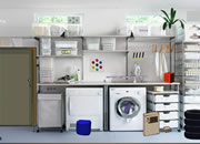 Organized Laundry Room Escape