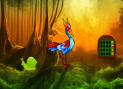 Fantasy Egret Forest Escape