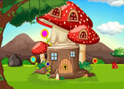 Red Mushroom House Escape