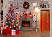 Wooden House Christmas Escape