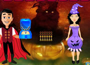 Halloween Cat Forest 22